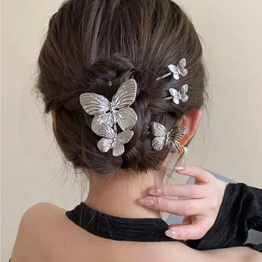 Butterfly hair pin M1166